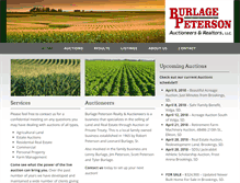 Tablet Screenshot of burlagepeterson.com